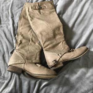 Breckelle’s Taupe Knee High Boots, Size 8.5
